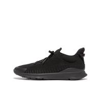 Fitflop Sneaker Sportive da Uomo Vitamin Ffx Knit, Peltro Nero, 42 EU