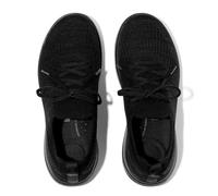 Fitflop Super-q Knit Slip-on Laced Sneakers, Scarpe da Ginnastica Donna, Nero, 38 EU