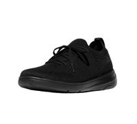 Fitflop Sneakers da Donna Super-Q Knit Slip-ON con Lacci, Nero, 41 EU
