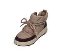 Fitflop Stivaletti da donna F-Mode W/Resistant BIOFLEECE Mesh Flatform Flatform Stivaletti alla caviglia, grigio talpa, taglia 38, Tortora, 39 EU