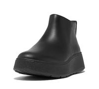 Fitflop Stivaletto in Pelle F-Mode, Donna, Tutto Nero, 37.5 EU