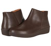 Fitflop Sumi Ankle Boot Leather, Stivali alla Moda Donna, Marrone Cioccolato, 38 EU