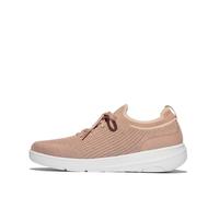 Fitflop Super-q Knit Slip-on Laced Sneakers, Scarpe da Ginnastica Donna, Beige, 37 EU