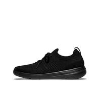 Fitflop Super-q Knit Slip-on Laced Sneakers, Scarpe da Ginnastica Donna, Nero, 43 EU