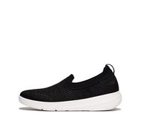 Fitflop Super-q Knit Slip-ons, Scarpe da Ginnastica Donna, Nero, 39.5 EU