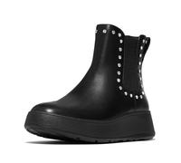 Fitflop Women's F-Mode Gem-Trim Leather Flatform Chelsea BootsChelsea Boot