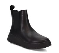 Fitflop F-Mode Leather Flatform Chelsea Boots, Stivali Donna, Tutto Nero, 43 EU