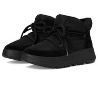 Fitflop Women's F-Mode W/Resistant Biofleece Mesh Flatform Booties Shoe, Nero, 37 EU