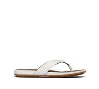 Fitflop Women's Gracie Leather Flip-Flops, bianco, 9 UK Narrow
