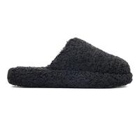Fitflop Iqushion D-Luxe Pantofole Imbottite Teddy, Scarpa Donna, Tutto Nero, 37 EU