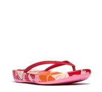 Fitflop Women's Iqushion Flowerz Ergonomic Flip-Flops, Redberry, 43 EU