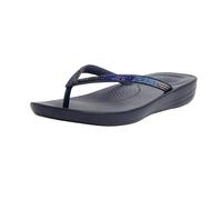 Fitflop Women's iQushion Sparkle Flip Flops, Blu scuro, 38 EU