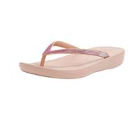 Fitflop Women's iQushion Sparkle Flip Flops, Nude, 36 EU