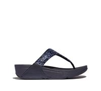Fitflop Women's Lulu Crystal-Mix Toe-Post Sandals, Marina Militare, 36 EU