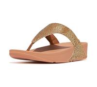Fitflop Women's Lulu Glitterball Toe-Post Sandals, Oro, 37 EU