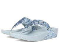 FitFlop Infradito da donna Lulu Multi-Tonal Glitter Toe-Post Sandals JE6 EUR 40 Blu