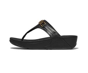 Fitflop Women's Lulu Square-chain Leather Toe-post SandalsSandal