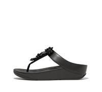 Fitflop Women's Rumba Starburst-Bead Toe-Post Sandals, Nero, 38.5 EU
