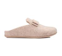 Fitflop Women's Shuv Cushy Felt Clog Slippers, Beige, 43 EU