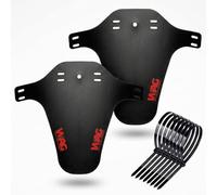 Fiti Ecovelò 2 Pezzi Parafanghi per Mountain Bike, Set di 2 Pezzi, Parafanghi per Bicicletta Compatibili Mud Guard Plus 20"-26"- 29" MTB Parafango Paraspruzzi Bike MTB Fascette