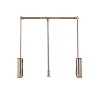 Fitlin Asta appendiabiti estraibile - Supporto for organizer for abiti regolabile - Asta appendiabiti estraibile, larghezza regolabile, asta appendiabiti estraibile for appendere i vestiti(550-700mm)