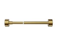 Fitlin Asta telescopica for armadio, regolabile, for lavanderia e bagno, appendiabiti estensibile, installazione senza trapano, 90-160 cm(Gold,35-50CM/13.7-19.6IN)