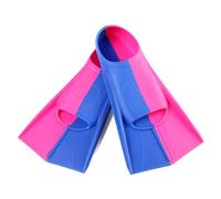 Fitlin Pinne da Sub Professionali in Silicone for Uomo, Donna e Bambino, for Nuoto, Surf, Spiaggia, Acqua, Pinne, Scarpe da Sub(Blue Red L Code)