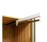 Fitlin Supporto for abiti regolabile - Supporto for pantaloni e cappotti, Asta appendiabiti estraibile, Asta appendiabiti estensibile 30-60 cm, Portata 25 kg(500MM/19.7INCH)