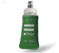 FITLY Flask 150 ml Forest Green - Borraccia Morbida - Borraccia Sportiva Ideale Per Corsa - Sport all'Aria Aperta Bottiglia di Idratazione dell'Acqua Boccetta Morbida - Per Zaino Idratazione