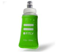 FITLY Flask 150 ml Green - Borraccia Morbida - Borraccia Sportiva Ideale Per Corsa - Sport all'Aria Aperta Bottiglia di Idratazione dell'Acqua Boccetta Morbida - Per Zaino Idratazione
