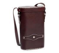 FITMARK Matera Premium 100% Pelle per Opaca e Thermos - Adatto per Thermos Stanley 2L - Borsa Matero - Design country e pratico - Ideale per gli amanti del Mate - Balibetov (Bordeaux/Bordo)