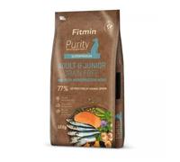 FITMIN Dog Purity Grain Free Adult Junior Fish Menu 12 kg cibo senza cereali a base di pesce per cani giovani e adulti di razze medie e grandi