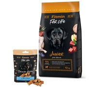 FITMIN For Life Junior Large Breeds 12kg + Fitmin For Life Biscotti per cani e gatti 50 g mix di gusti IN OMAGGIO!