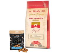FITMIN Medium Performance 12kg + Fitmin For Life Biscotti per cani e gatti 50 g mix di gusti IN OMAGGIO!
