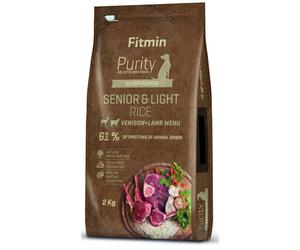 Fitmin Riso della purezza Senior&Luce Cervo e agnello 2kg