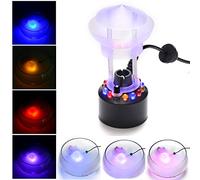 FITNATE Paraspruzzi a ultrasuoni, Macchina per Nebbia, 12 LED, per Fontana, laghetto, Macchina per Nebbia, nebulizzatore, umidificatore di Dimensioni Mini, Grande capacità di Nebbia