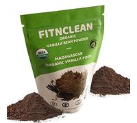 FITNCLEAN VANILLA| Polvere di fagioli di vaniglia interi Madagascar Bourbon Gourmet (28,3 g) naturale grezzo puro non zuccherato senza additivi non OGM