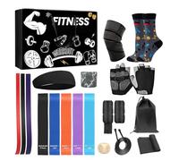 Fitness Advent Countdown Calendar - 24 Day Holiday Workout Challenge, Motivational Gym Gear, Interactive Fitness Set for Enthusiasts Health Conscious, Calendario Advent, 13,78 x 9,84 x 2,56 Inches