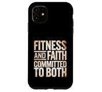 Fitness And Faith Committed To Both Gym Training |--- Custodia per iPhone 11
