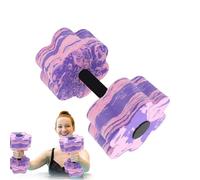 Fitness Barbells For Water, Lightweight EVA Foam Dumbbells For Pool Exercise | Reusable Flower-Shaped Aquatic Training Equipment For Men Women Swimming Yoga
