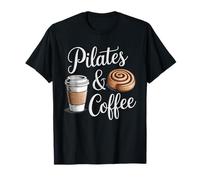 Fitness Benessere Allenamento Pilates E caffè Cannella Panino Maglietta
