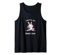 Fitness Bunny Yoga Souls STRETCH OUT BUNNY CALM divertente coniglio Canotta