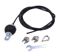 Fitness Cable System - Heavy Duty Rope, Steel Wire Line, Pulley Strength Cable | Exercise Machine Replacement Line, Indoor Strength Training Equipment Cables for Home Workout Gym