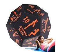 Fitness Cube Game Portable - 12 cm esercizio attività dadi strumento PU allenamento accessorio sport | per allenamenti a casa, yoga, stretching, cardio giochi in famiglia, palestra, esercizi di