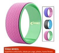 YOGA CIRCLE CERCHIO ACCESSORIO PILATES FITNESS AEROBICA RUOTA BODY WHEEL ANELLO