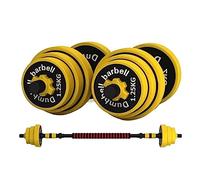 Fitness E Palestra Manubri 2 pezzi di combinazioni di manubri con bilanciere Pacchetti regolabili Bilanciere per allenamento della forza del peso per manubri da palestra per la perdita di peso(10kg(5k
