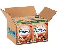 Fitness Fiocchi Cereali con Frumento e Avena Integrali Ricoperti al Cioccolato LATTE 375g [CAIYA® BOX da 8 Confezioni]