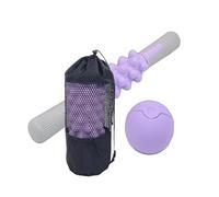 Fitness Foam Roller, Body Massage Stick, Exercise Roller, Ergonomic Grip Design, for Relaxation Stretching Pilates Home Gym Travel Dorm Apartment Relieve Muscle Tension