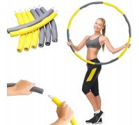 Fitness Hoop Hula Pneumatici Schiuma Pneumatici Ginnastica 8 Pezzi, Giallo...