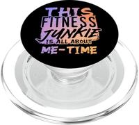 Fitness Junkie Tutto sulla cura di sé e sul tempo di me PopSockets PopGrip per MagSafe